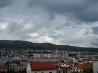Utsikt fra leiligheta i Trogir, Kroatia